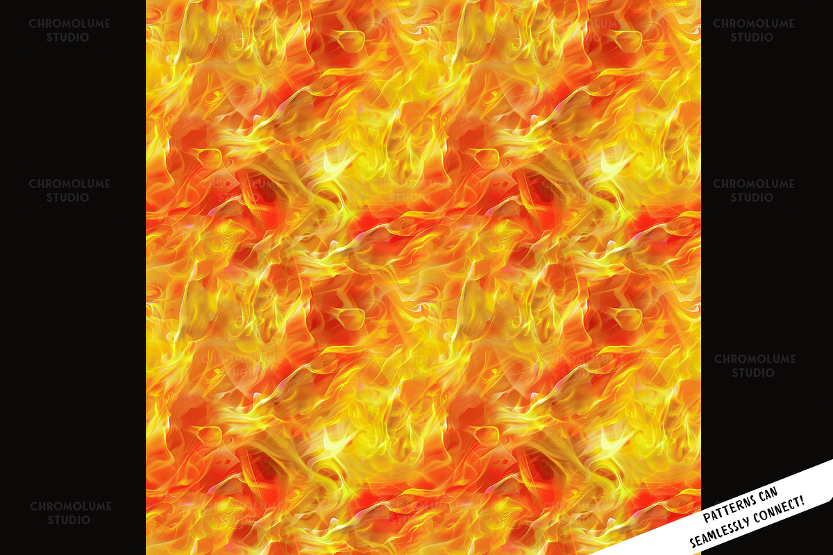 Luminous Blaze Digital Paper, a Pattern Graphic by Chromolume Studio (Photo 14 of 28)