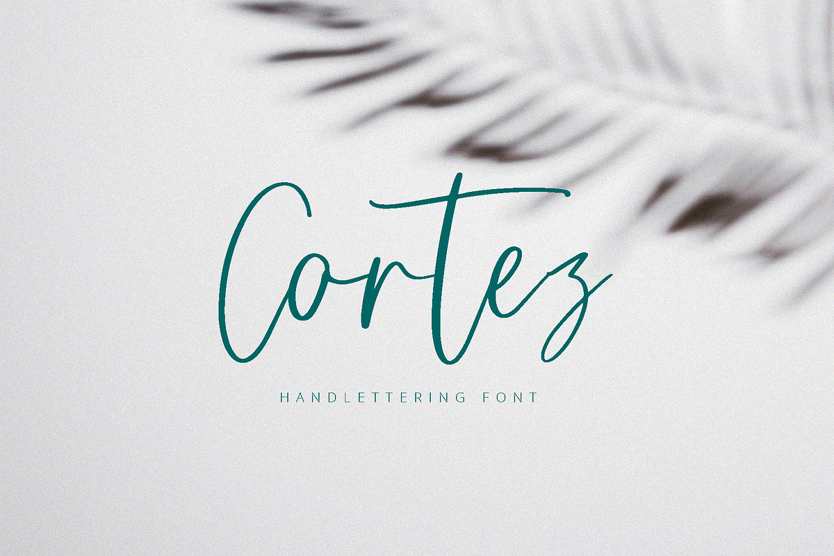 Cortez | Handwritten Font, a Script Font by Artstudio (Photo 1 of 5)