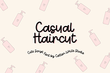 Casual Haircut Script Font