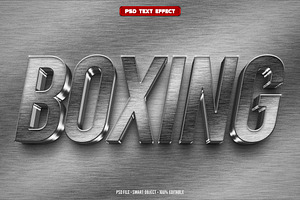 Boxing Day 3D editable text effect, a Layer Style Add-On by Hello Muh