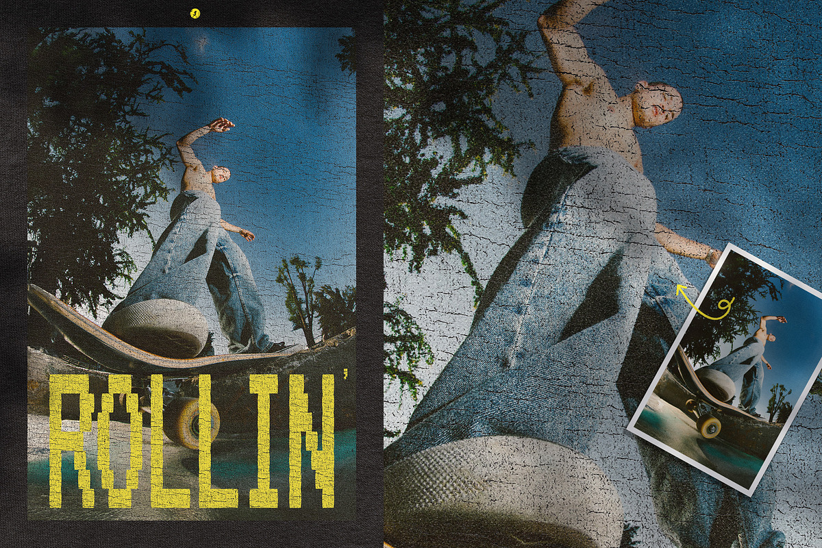 Worn Fabric Print Photo Effect, a Layer Style Add-On by Freezerondigital (Photo 2 of 10)