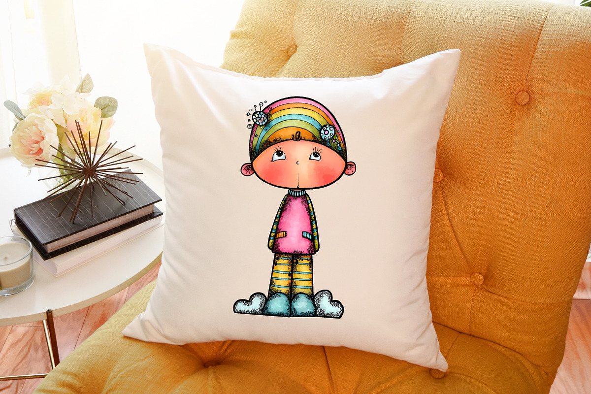Whimsical Christmas Boy Clipart, an Illustration by Sublimation Artist (Photo 6 of 6)