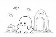 Spooky Halloween Clipart Bundle, an Illustration by yasushie (Thumbnail 11 of 26)