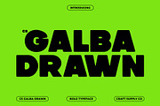 CS Galba Drawn, a Sans Serif Font by Craft Supply Co. (Thumbnail 1 of 8)