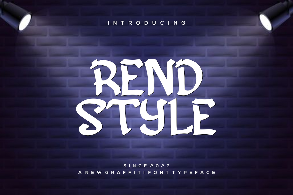 RendStyle, a Serif Font by riotama85 (Photo 1 of 5)