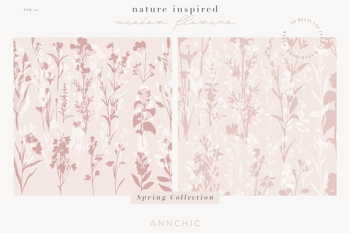 Meadow flowers - Digital art paper, a Texture Graphic by Anna Sokol (Photo 5 of 22)