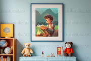 Bookworm Clipart, Books, Reading PNG, an Education Illustration by BrushstrokeArtGB (Thumbnail 8 of 9)