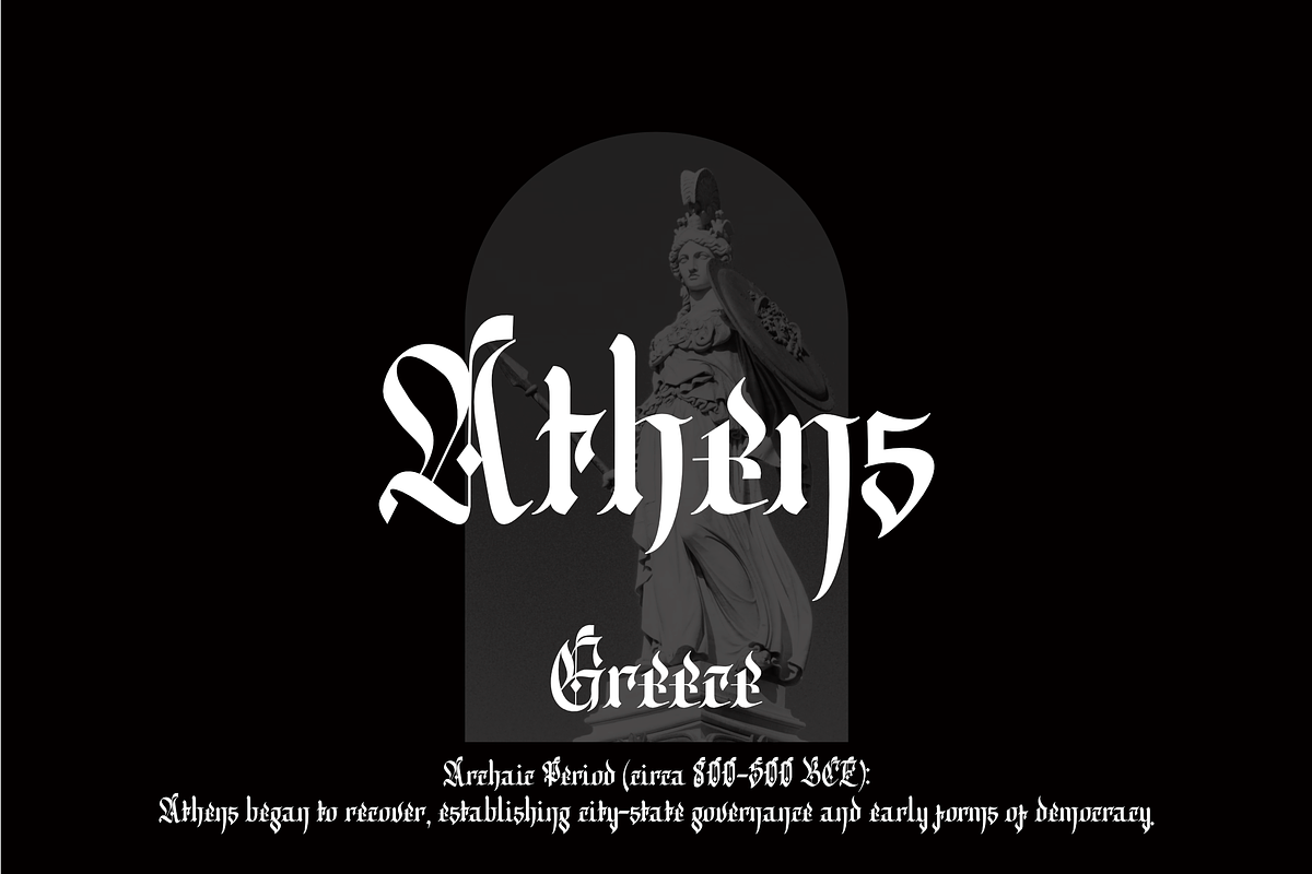 Ribeth - A Simple Blackletter Typefa, a Blackletter Font by zamjumps (Photo 3 of 9)