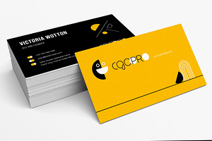 Business Card Layout, a Business Card Template by MightyDesign