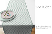 Table Runner mapped via Smart Object, a Household Mockup by mock-ups (Thumbnail 9 of 13)