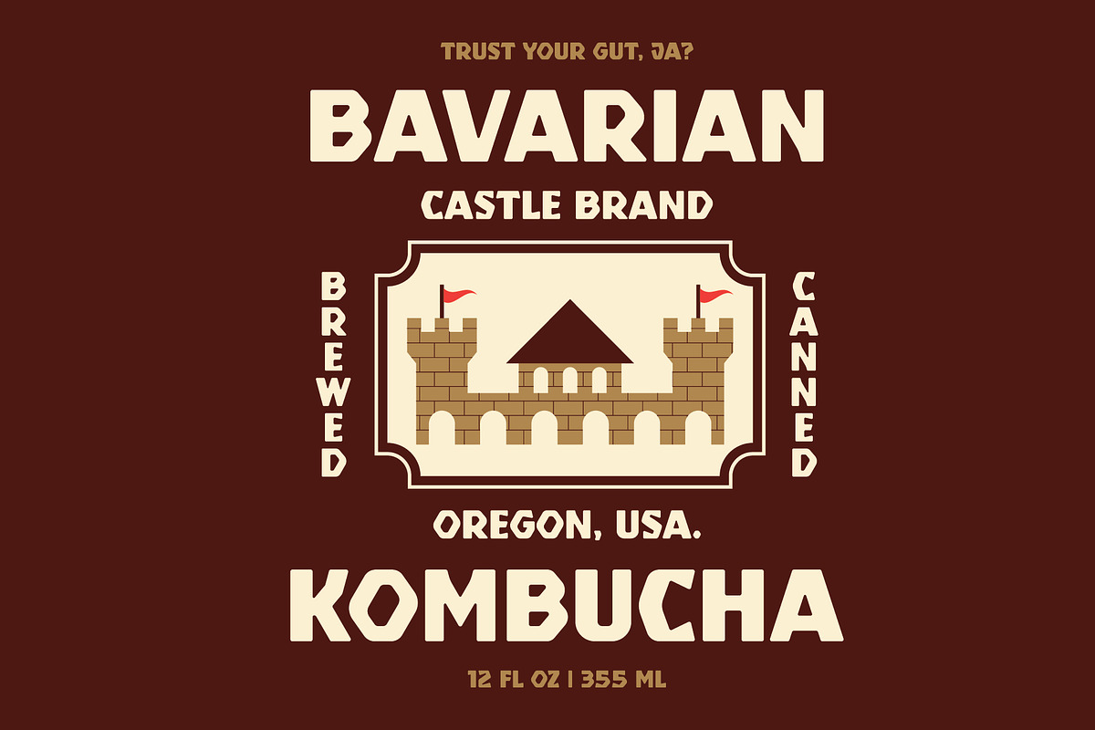 GDC Schnitzel Typeface, a Sans Serif Font by GriffinDesignCompany (Photo 7 of 7)