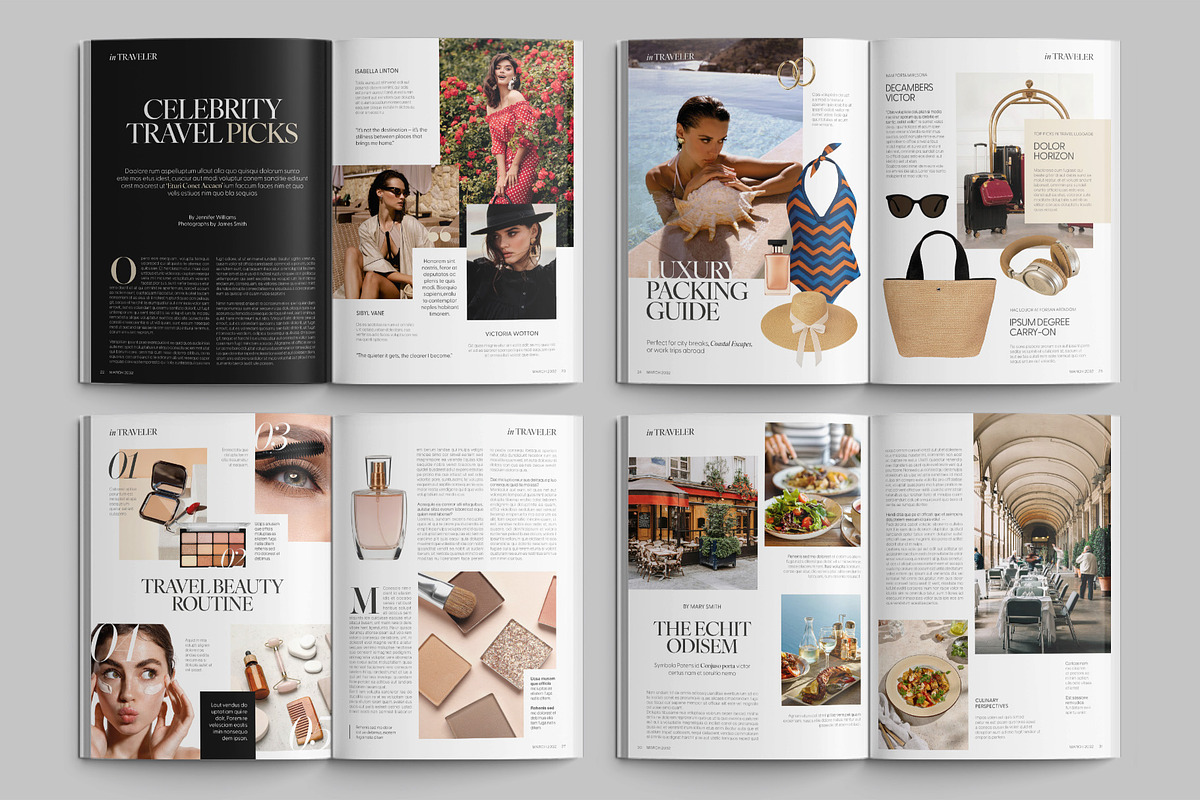 Travel Magazine Template, a Magazine Template by BrandPacks (Photo 3 of 5)