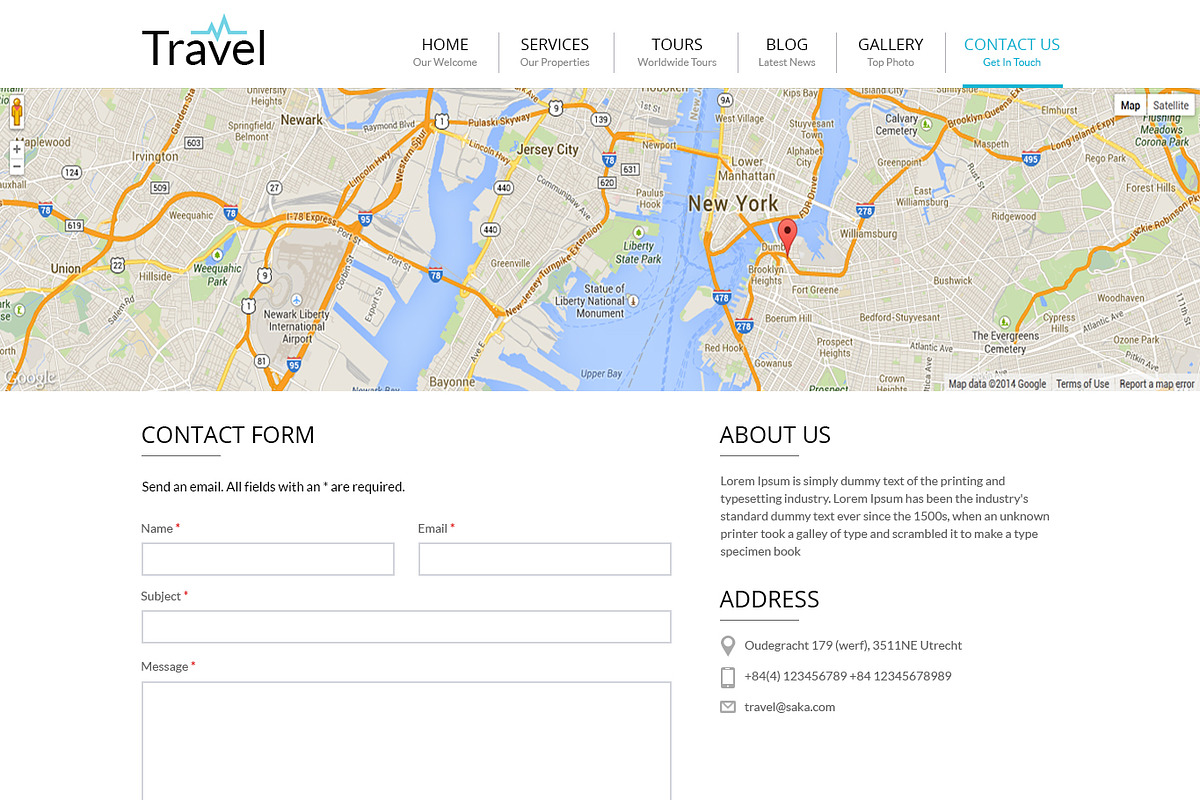 Travel - Responsive Wordpress Theme, a WordPress Template by Cmsideas (Photo 4 of 5)
