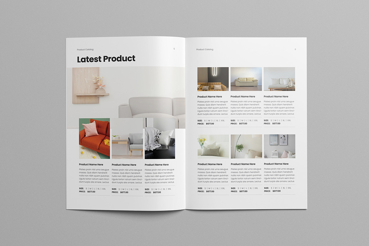 Product Catalog Layout | InDesign, a Brochure Template by HiveArts (Photo 3 of 9)