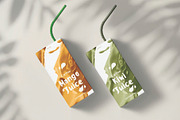Juice Carton Packaging Box Mockup, a Packaging Mockup by DesignRushMarket (Thumbnail 13 of 15)