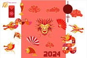 Chinese New Year-set of cliparts, a Seasonal Illustration by Collection by VY (Thumbnail 14 of 15)