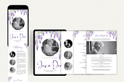 Funeral Program Template Set I Canva, an Invitation Template by The Social Stuff (Thumbnail 6 of 9)