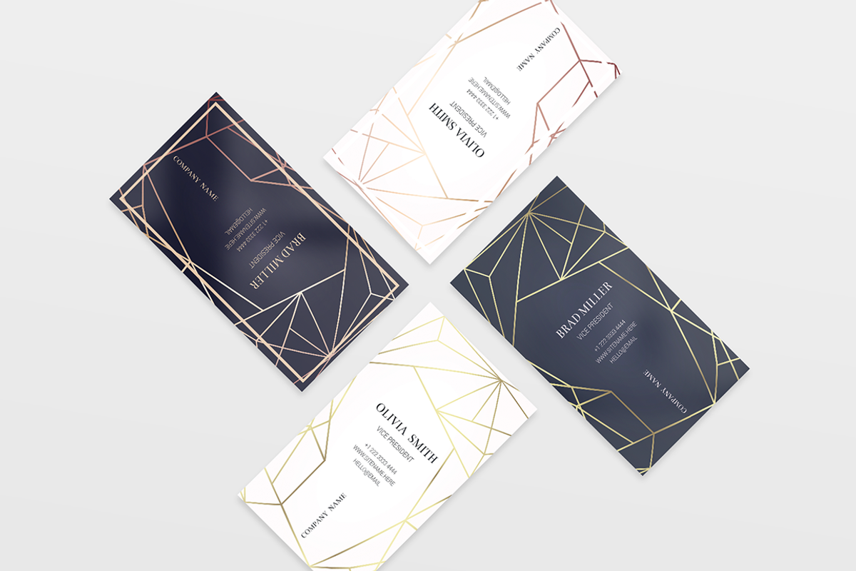 Geometric business card template, a Business Card Template by ARg Design (Photo 6 of 6)