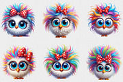 Watercolor Funny Bird Clipart bundle, a Seasonal Illustration by Craft Nest (Thumbnail 2 of 6)