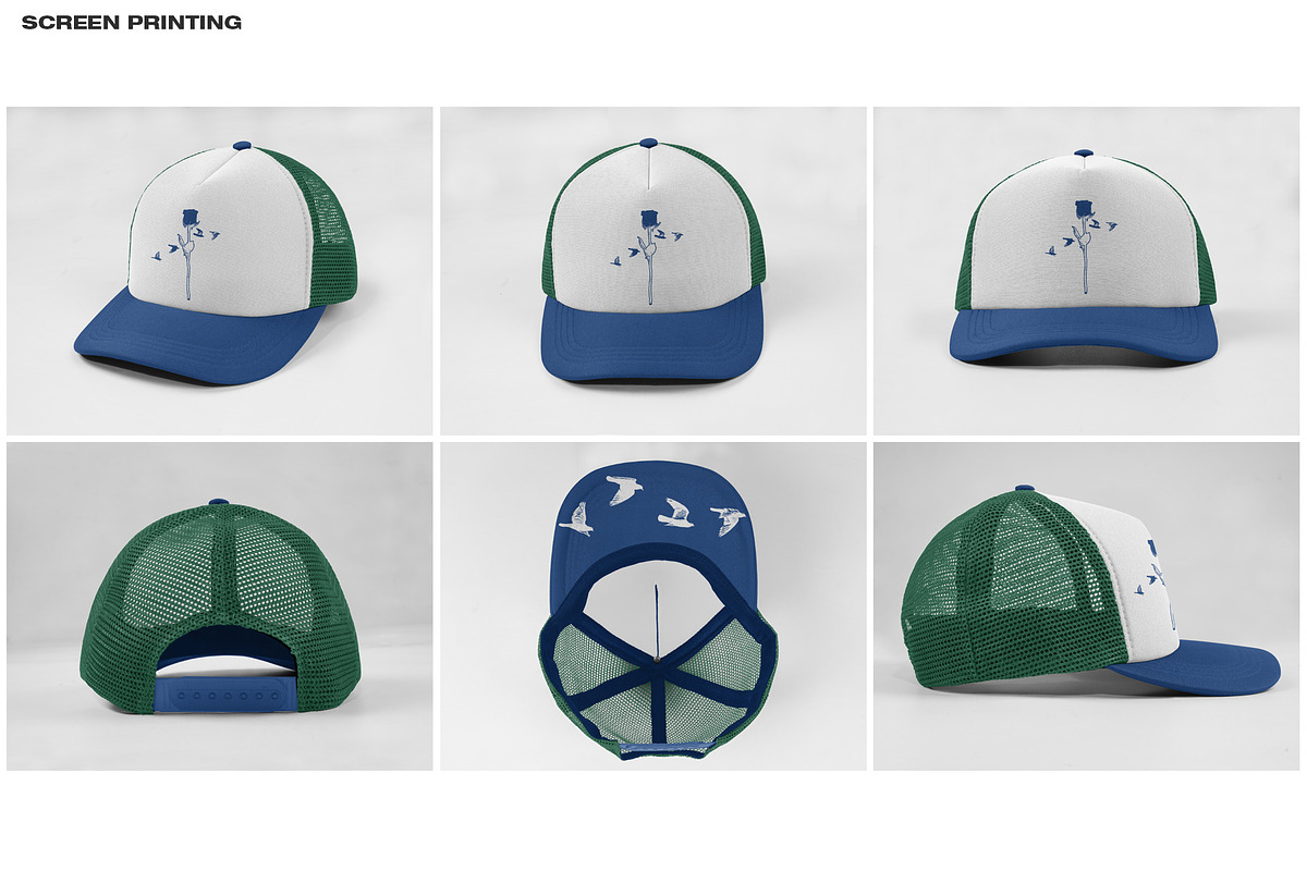 Trucker Hat V.2 - Mockup, a Hat Mockup by DaldSgh (Photo 4 of 12)