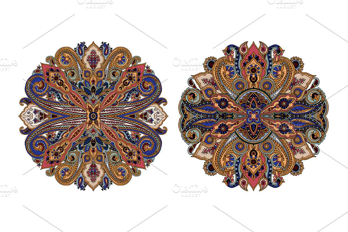 Paisley Vector Bundle, an Illustration by StabuLaRasa illustration (Photo 10 of 27)