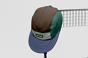 Five Panel Cap Mockup, a Hat Mockup by Budogol Studio (Thumbnail 2 of 4)