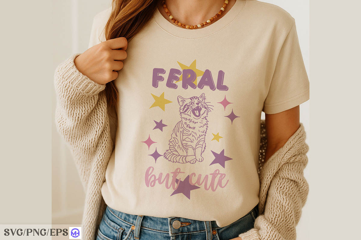 Funny Cat Hand-Drawn SVG PNG Design, an Object Graphic by mh_arif (Photo 3 of 4)