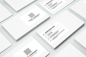 Clean Minimal Business Card 2