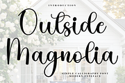 Outside Magnolia, a Handwritten Font by InermediaSTUDIO (Thumbnail 1 of 8)