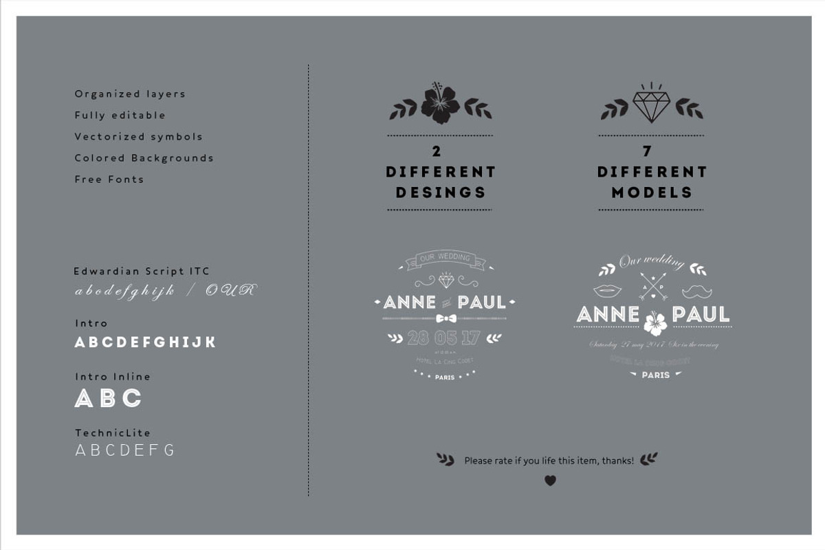Wedding Invitation Postcard, an Invitation Template by Isbela  (Photo 5 of 5)