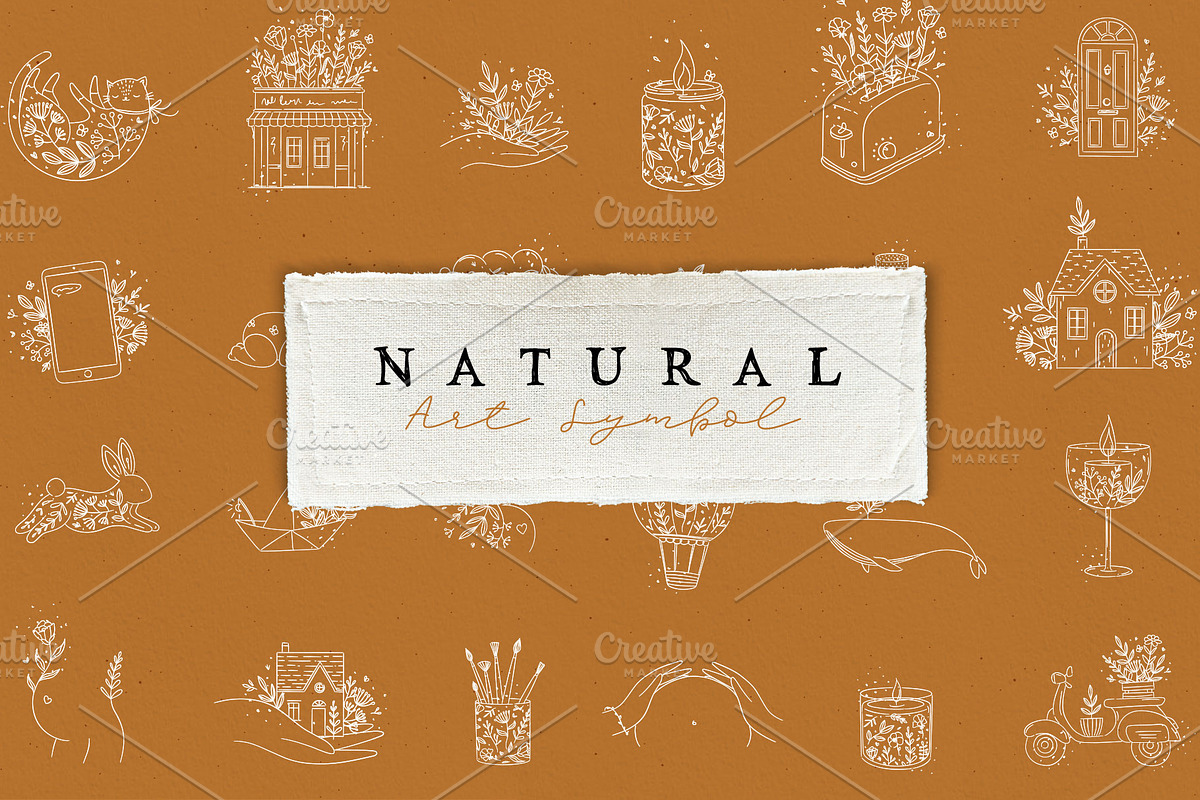 Natural Art Symbols, an Object Illustration by Anna (Photo 1 of 6)