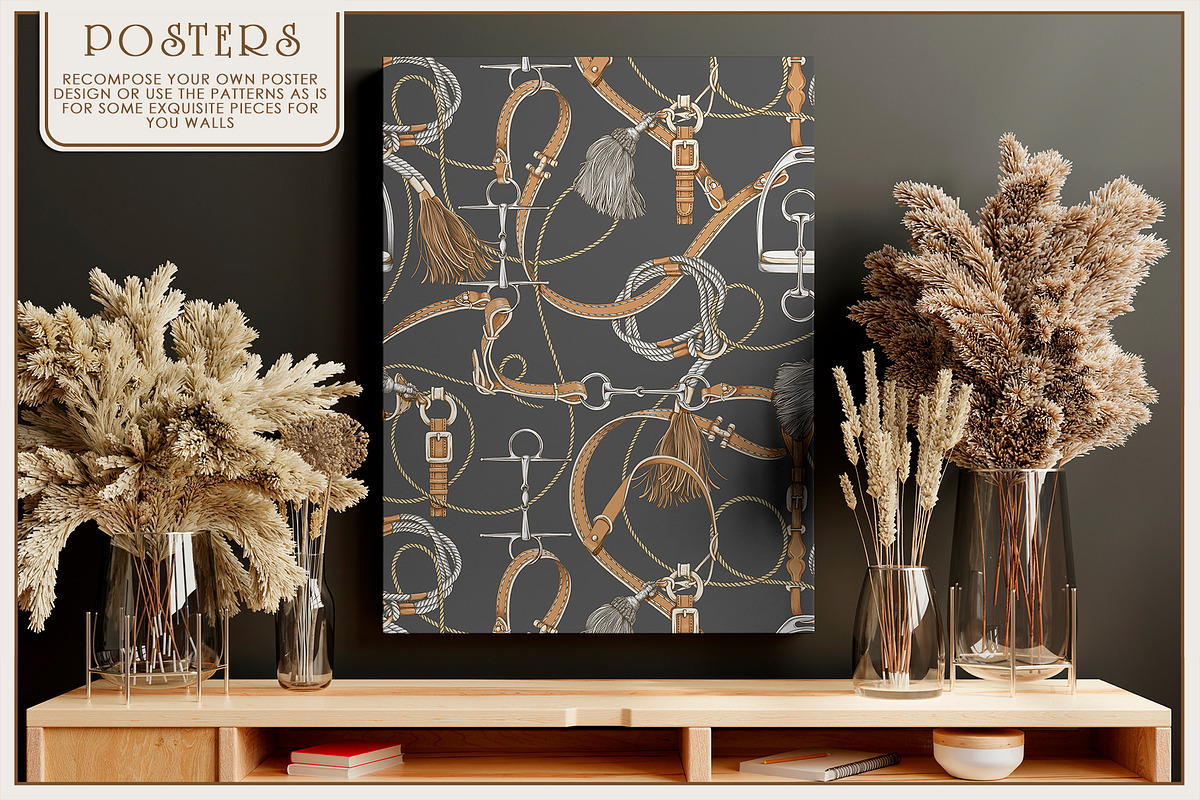 Pattern collection Rider chic, a Pattern Graphic by Natalia0307 (Photo 7 of 18)