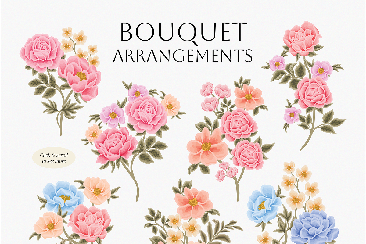 FESTIVE - Seasonal Flower Bundle, a Decorative Illustration by Artflorara (Photo 2 of 17)