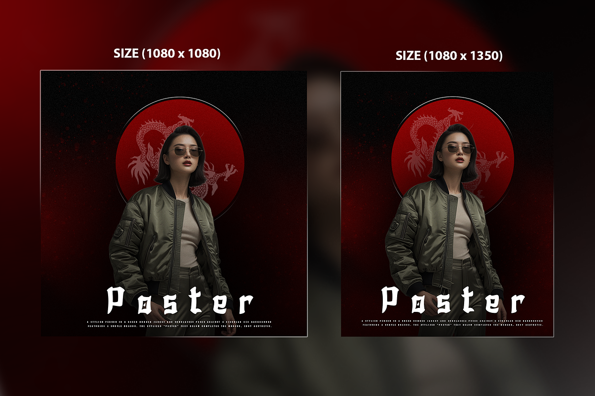 Social Media Poster template Design, a Social Media Template by presetsroom (Photo 3 of 3)