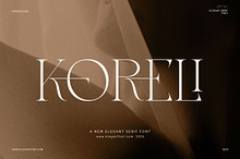 Koreli Elegant Serif Font
