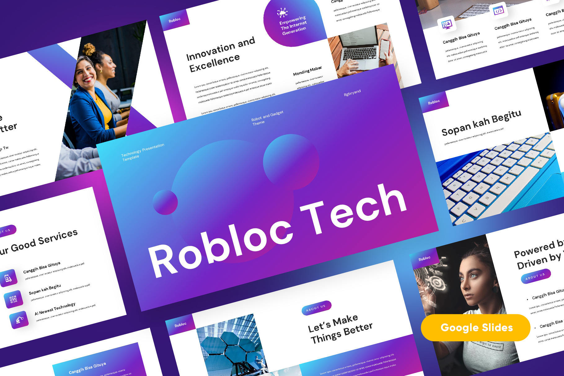 ROBLOC - Business Google slide, a Presentation Template by rgbryand