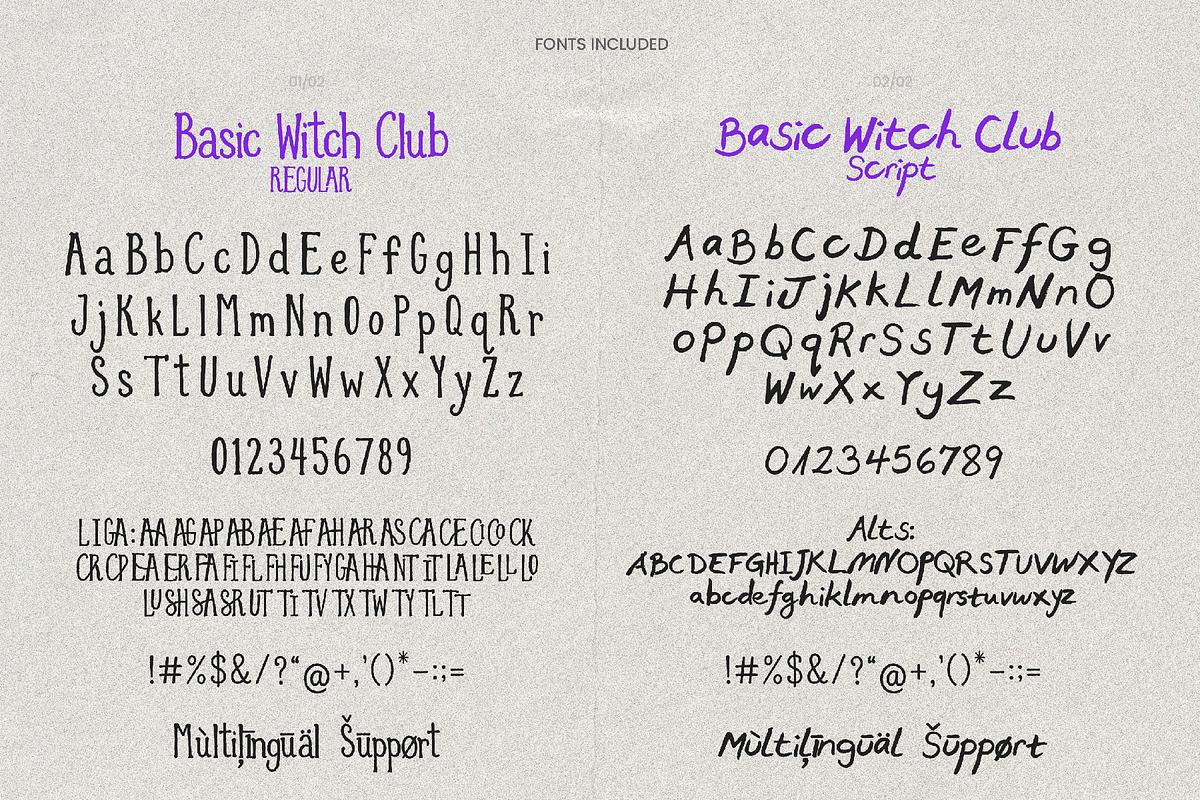 Basic Witch Club - Halloween Font, a Handwritten Font by AndrewPixelType (Photo 13 of 13)