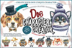 Dog Character Creator Animal clipart