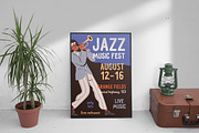 Jazz music concert, posters designs, a Background Graphic by Good Studio (Thumbnail 5 of 7)