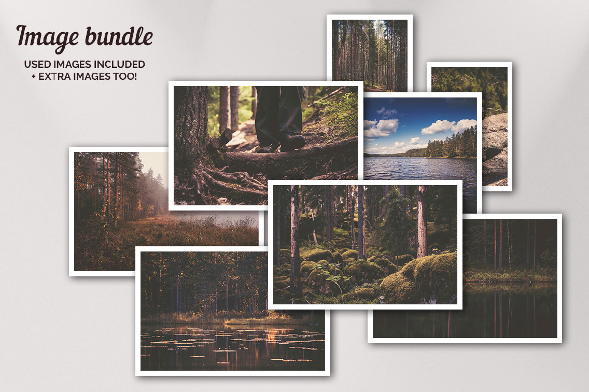 WILDWOOD bi-fold brochure, a Brochure Template by Mikko Lemola (Photo 6 of 6)