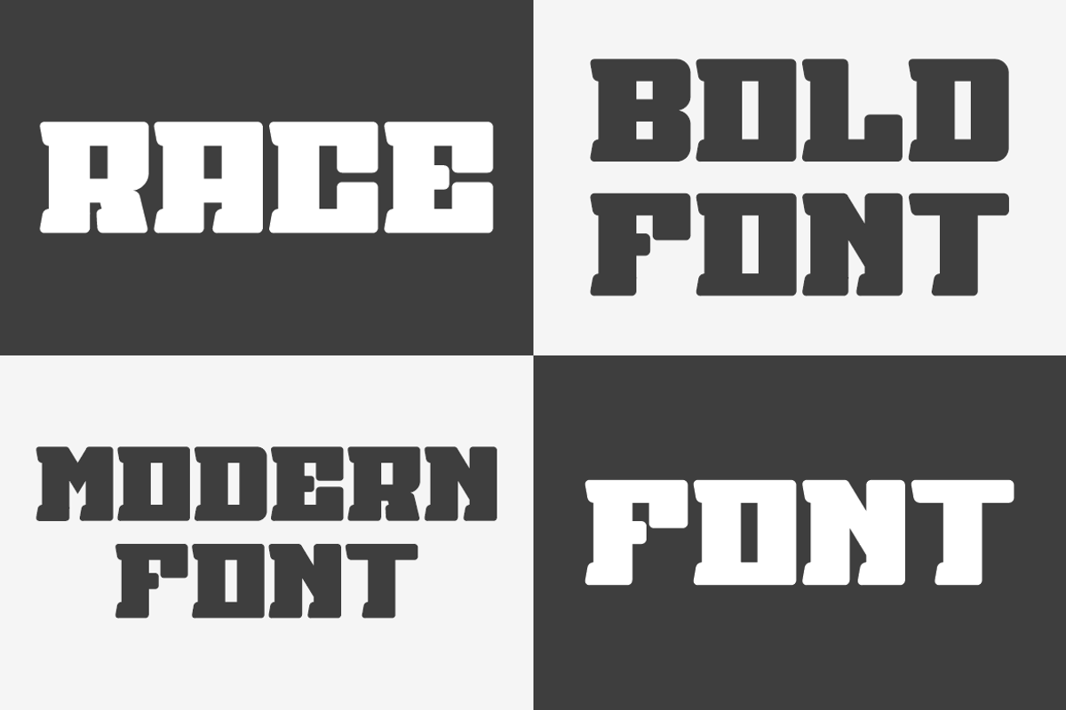 Bold Speedy, a Serif Font by alon kelakon (Photo 3 of 5)