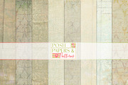 Vintage Damask Scrapbook Backgrounds, a Texture Graphic by Posh Papers & Patterns (Thumbnail 1 of 5)
