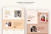 Squarespace 7.1 Template: Boho, a Websites & App Template by Kseniia_Design (Thumbnail 4 of 9)