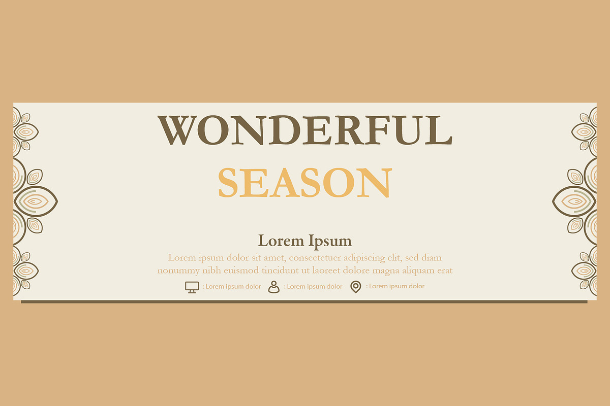 Abstract Floral Banner Template, a Marketing Template by sekitarief (Photo 1 of 3)