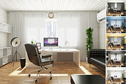 Office Room Mock-Up, a Household Mockup by IsometricWorld (Thumbnail 5 of 9)