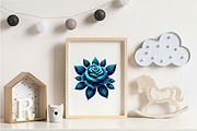 Gothic Roses Clipart Bundle, an Illustration by CreationArt (Thumbnail 4 of 6)