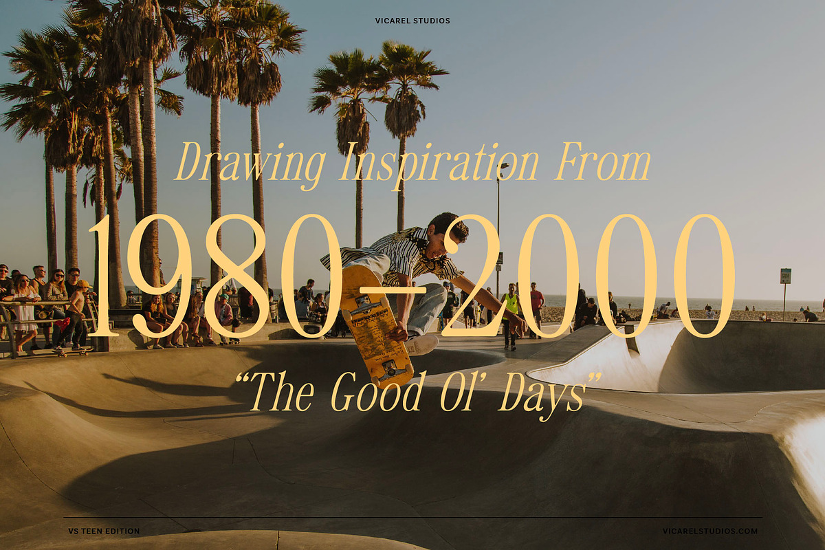 VS Teen Edition – Retro Serif Font, a Serif Font by Vicarel Studios (Photo 4 of 21)
