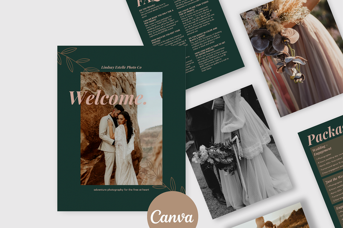 TEAL Wedding Photography Guide, a Magazine Template by Signature Edits (Photo 1 of 11)