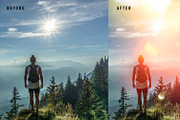 80 Light Leak Overlays, a Texture Graphic by Spoon Graphics (Thumbnail 2 of 6)