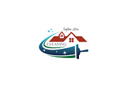 Cleaning Service Logo Collection, a Branding & Logo Template by YUDesignStore (Thumbnail 8 of 12)